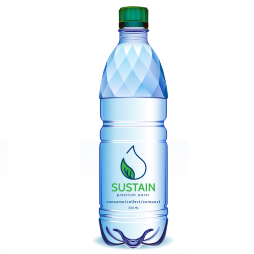 Licensed & Realistic pla biodegradable bottle for Kids 